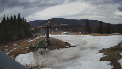 Horní část sjezdovky Skiareálu Ramzová