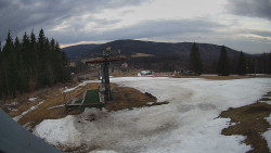 Horní část sjezdovky Skiareálu Ramzová