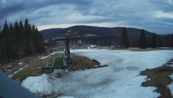 Horní část sjezdovky Skiareálu Ramzová