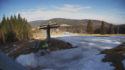 Horní část sjezdovky Skiareálu Ramzová