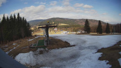 Horní část sjezdovky Skiareálu Ramzová