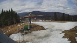 Horní část sjezdovky Skiareálu Ramzová