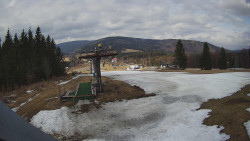 Horní část sjezdovky Skiareálu Ramzová