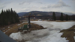 Horní část sjezdovky Skiareálu Ramzová