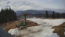 Horní část sjezdovky Skiareálu Ramzová