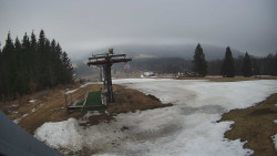 Horní část sjezdovky Skiareálu Ramzová