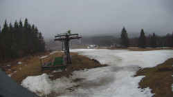 Horní část sjezdovky Skiareálu Ramzová