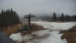 Horní část sjezdovky Skiareálu Ramzová