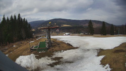 Horní část sjezdovky Skiareálu Ramzová