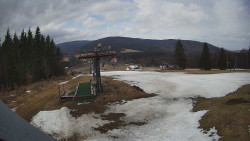 Horní část sjezdovky Skiareálu Ramzová