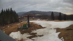 Horní část sjezdovky Skiareálu Ramzová