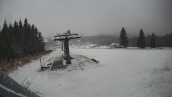 Horní část sjezdovky Skiareálu Ramzová