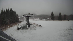 Horní část sjezdovky Skiareálu Ramzová