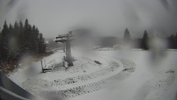 Horní část sjezdovky Skiareálu Ramzová