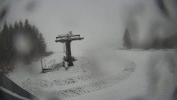 Horní část sjezdovky Skiareálu Ramzová