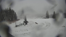 Horní část sjezdovky Skiareálu Ramzová