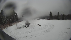 Horní část sjezdovky Skiareálu Ramzová