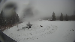 Horní část sjezdovky Skiareálu Ramzová