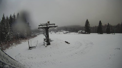 Horní část sjezdovky Skiareálu Ramzová