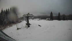 Horní část sjezdovky Skiareálu Ramzová