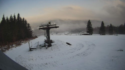 Horní část sjezdovky Skiareálu Ramzová