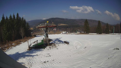 Horní část sjezdovky Skiareálu Ramzová