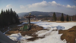 Horní část sjezdovky Skiareálu Ramzová