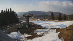 Horní část sjezdovky Skiareálu Ramzová