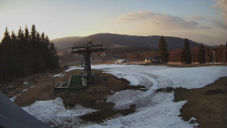 Horní část sjezdovky Skiareálu Ramzová