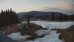 Horní část sjezdovky Skiareálu Ramzová