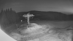 Horní část sjezdovky Skiareálu Ramzová