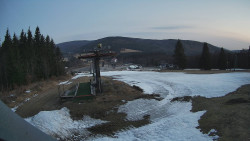 Horní část sjezdovky Skiareálu Ramzová