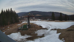 Horní část sjezdovky Skiareálu Ramzová