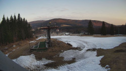 Horní část sjezdovky Skiareálu Ramzová