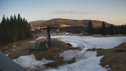 Horní část sjezdovky Skiareálu Ramzová