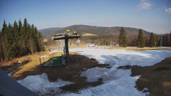 Horní část sjezdovky Skiareálu Ramzová