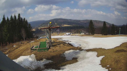 Horní část sjezdovky Skiareálu Ramzová