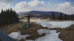 Horní část sjezdovky Skiareálu Ramzová