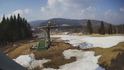 Horní část sjezdovky Skiareálu Ramzová