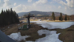 Horní část sjezdovky Skiareálu Ramzová