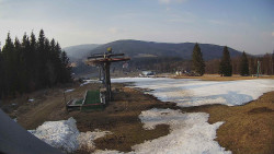 Horní část sjezdovky Skiareálu Ramzová