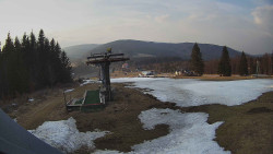 Horní část sjezdovky Skiareálu Ramzová