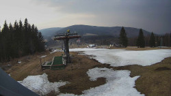 Horní část sjezdovky Skiareálu Ramzová