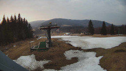 Horní část sjezdovky Skiareálu Ramzová