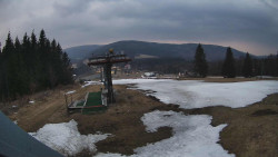 Horní část sjezdovky Skiareálu Ramzová