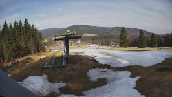 Horní část sjezdovky Skiareálu Ramzová