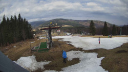 Horní část sjezdovky Skiareálu Ramzová