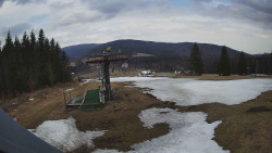 Horní část sjezdovky Skiareálu Ramzová