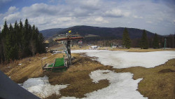 Horní část sjezdovky Skiareálu Ramzová