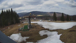 Horní část sjezdovky Skiareálu Ramzová